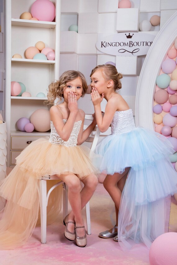 Light Blue Flower Girl Dresses